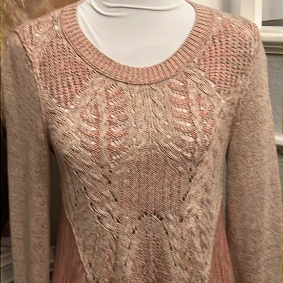 Anthropologie Moth Anita Swing Linen Blend Sweater Size XS - Picture 3 of 9